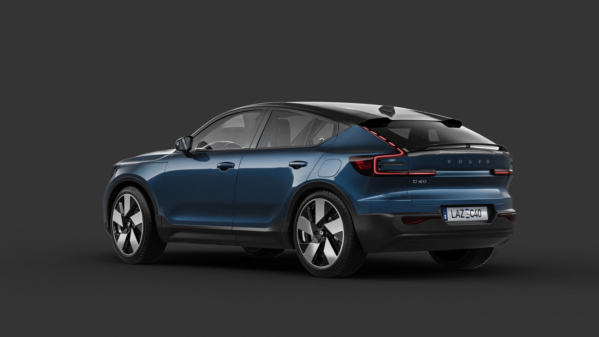 Volvo C40 Recharge 2022 3D model_2