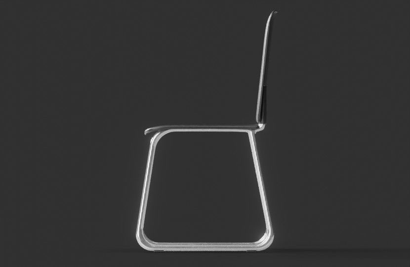 Modern Chair 3D model_3