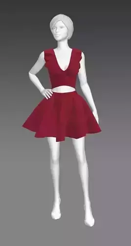 Woman Clothing Pose 590