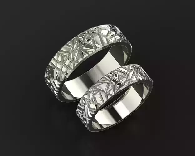 Wedding rings stones 