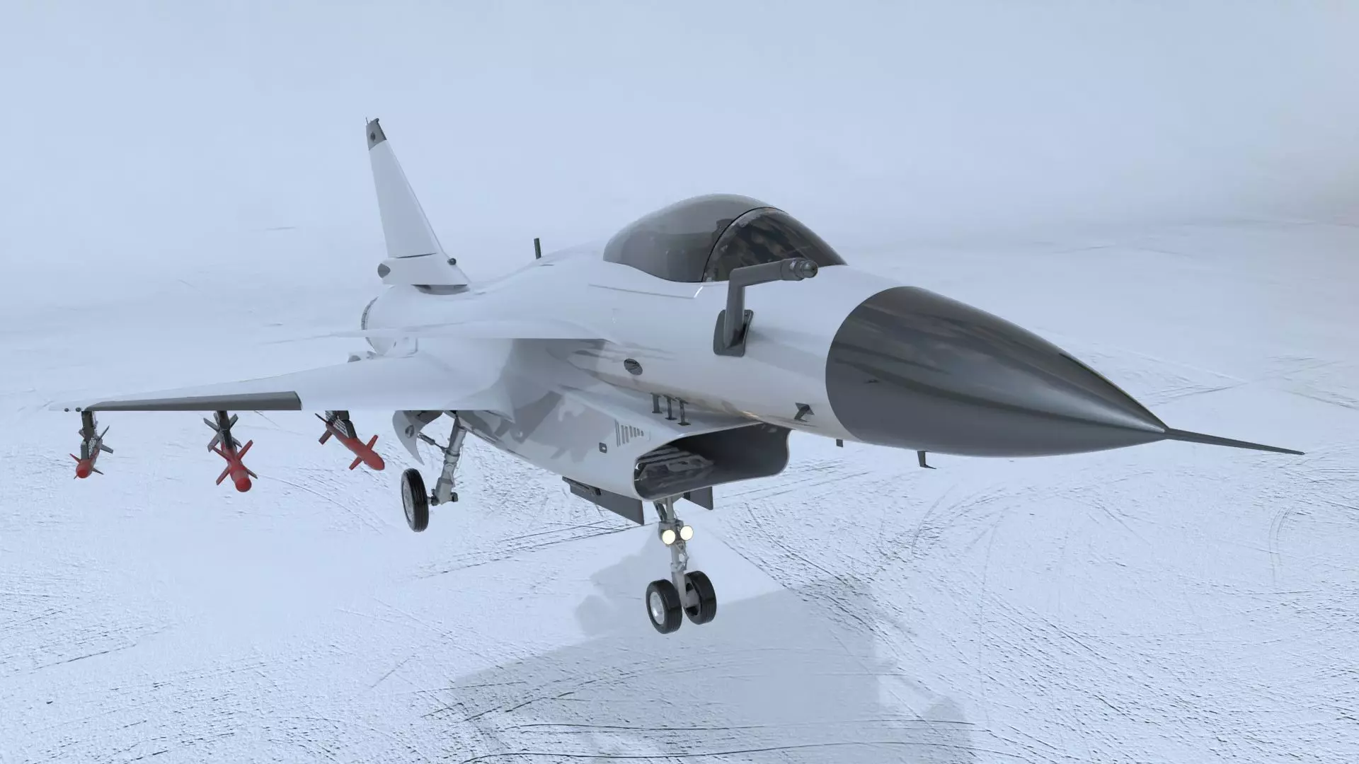 Chinese J-11A fighter  3D model_0