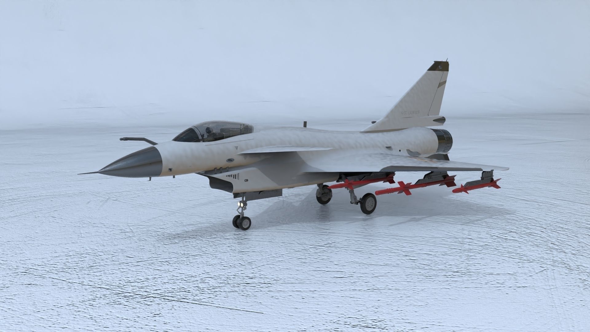 Chinese J-11A fighter  3D model_6