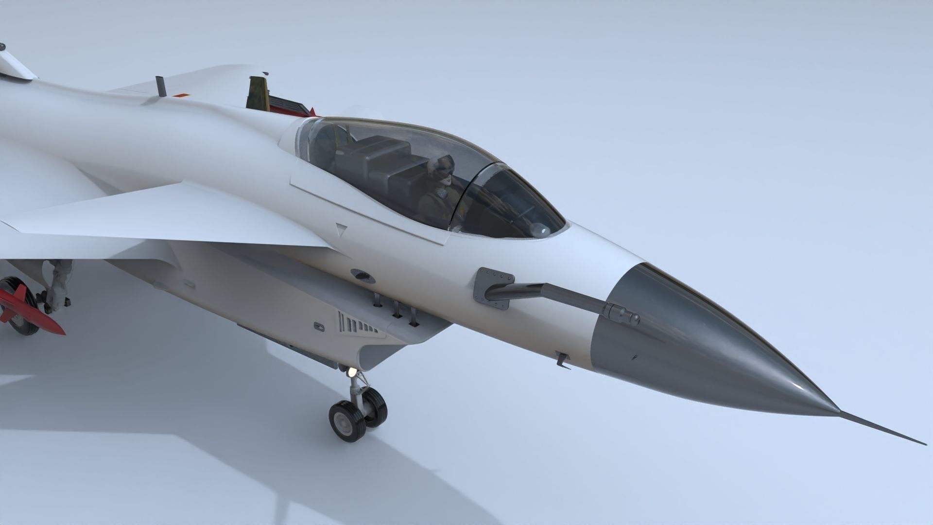 Chinese J-11A fighter  3D model_5