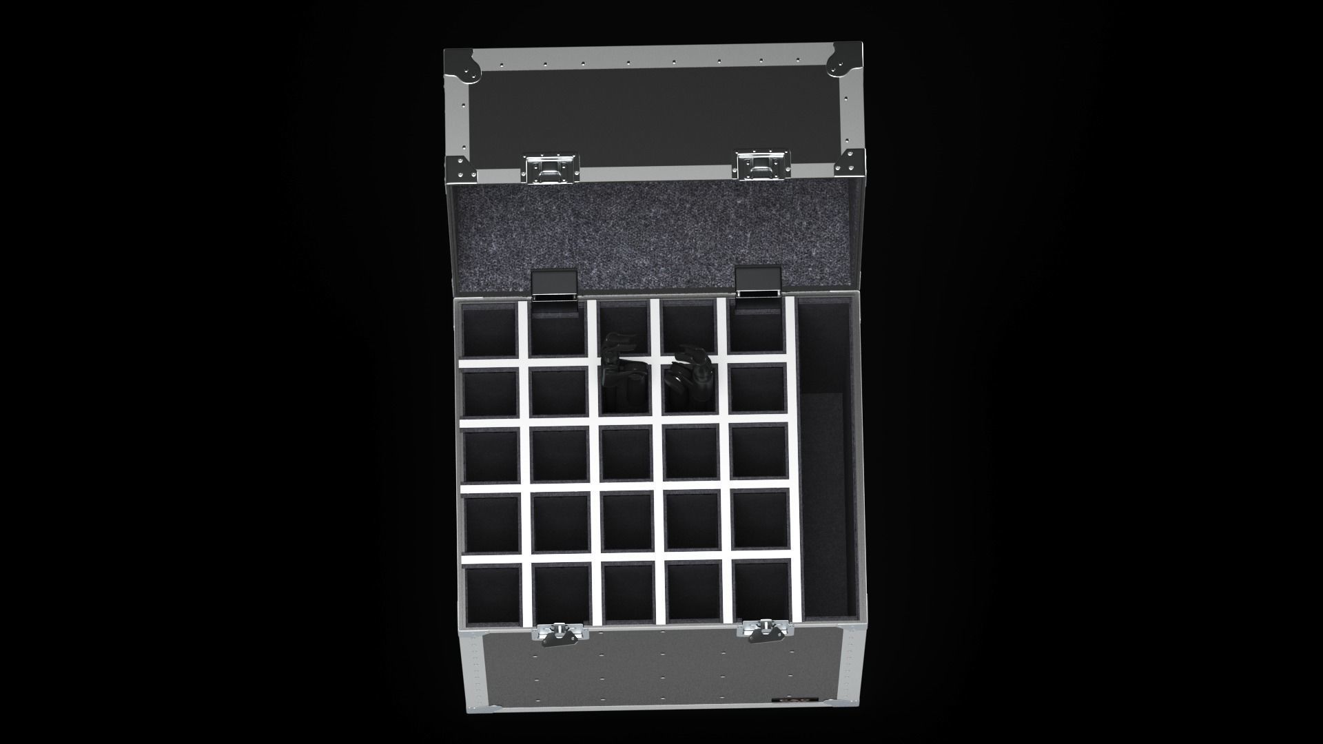 Flight Cases With Device Big 02 3D model_3