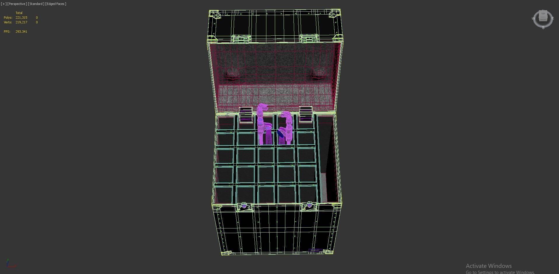 Flight Cases With Device Big 02 3D model_9