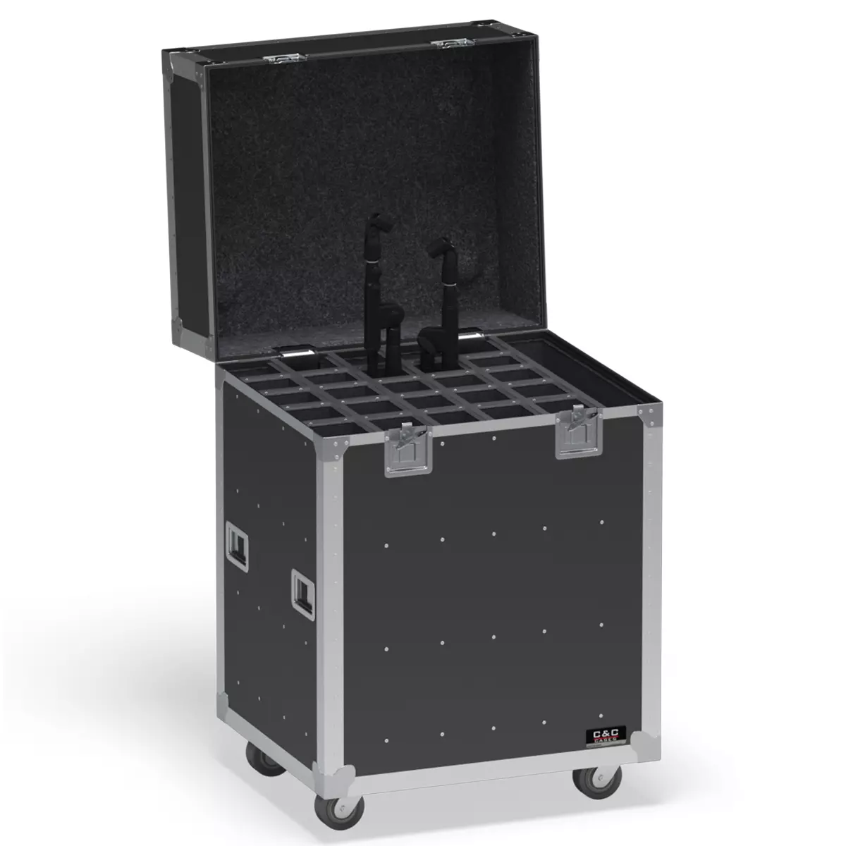 Flight Cases With Device Big 02 3D model_0