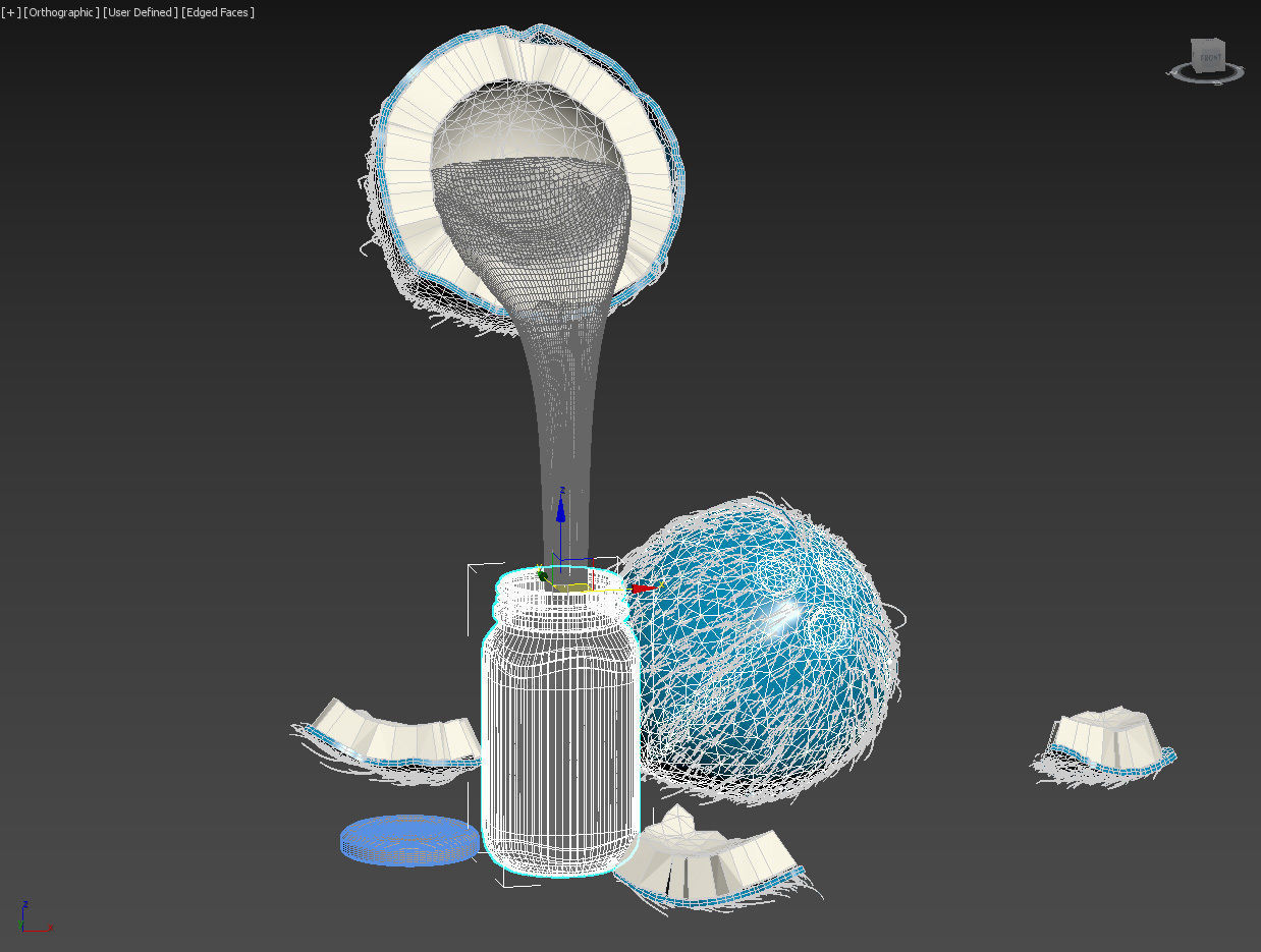 Coco and coco party on scene 3D model_5