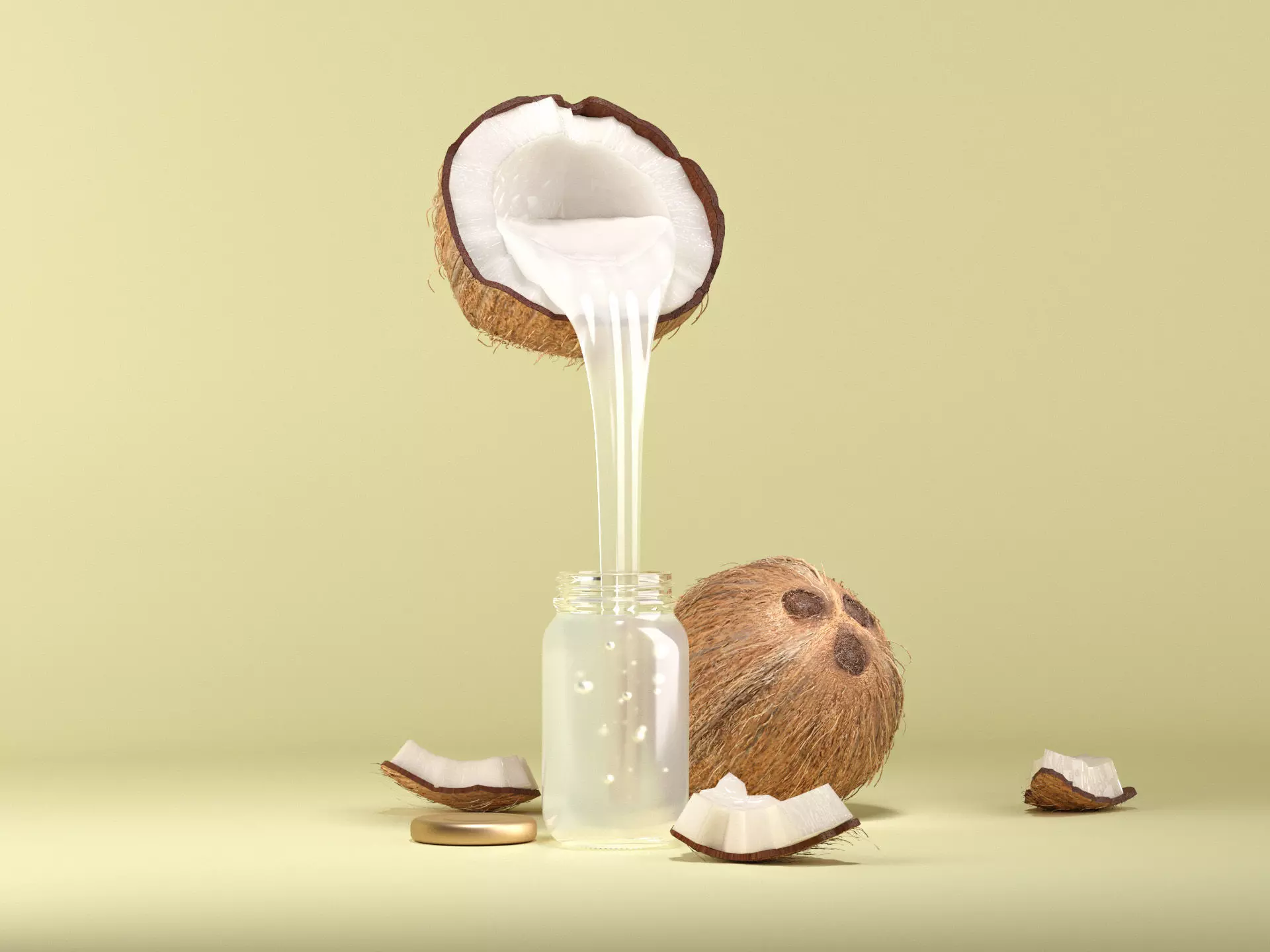 Coco and coco party on scene 3D model_0