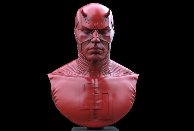 SF・ファンタジー・ホラー bust 3d printed Daredevil bust 3d printed Daredevil