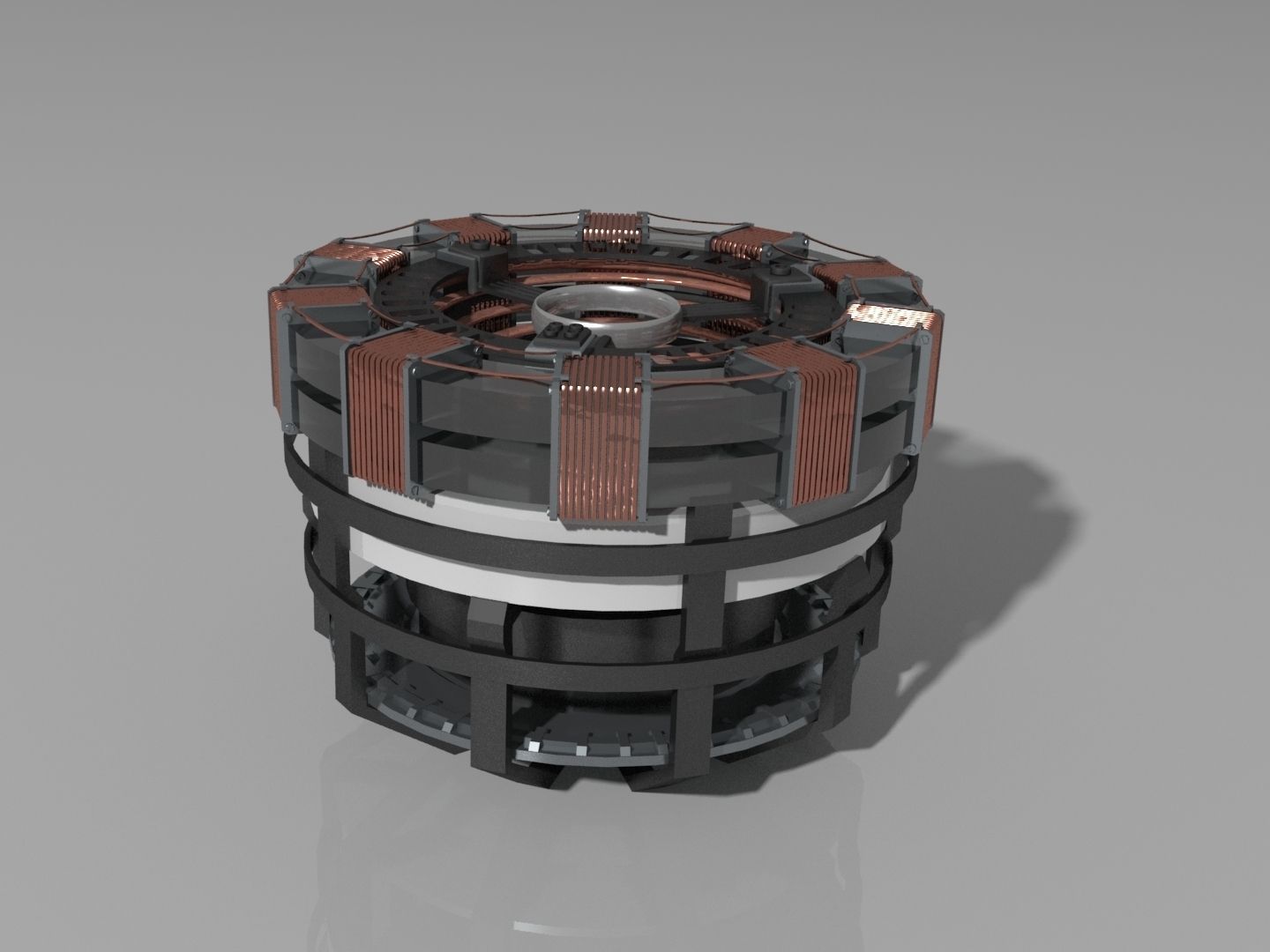 Iron Man Arc Reactor MK1 Free 3D model_3