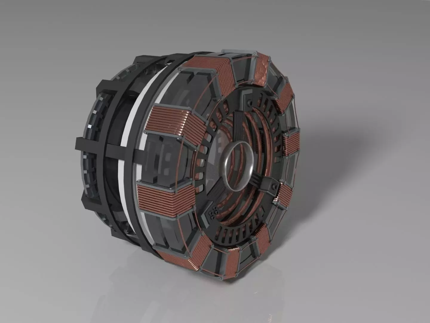 Iron Man Arc Reactor MK1 Free 3D model_0