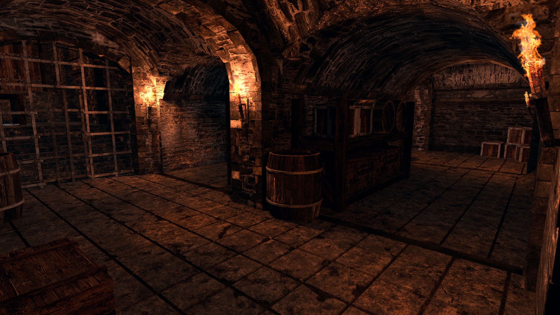 Medieval Dungeon - Modular Low-poly 3D model_3