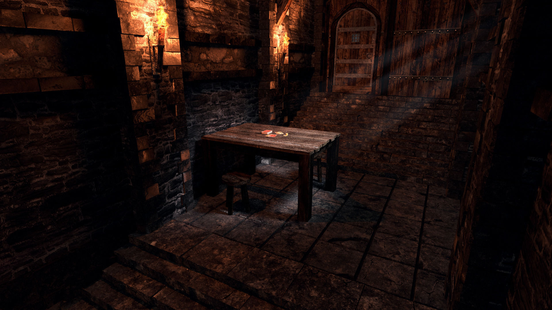Medieval Dungeon - Modular Low-poly 3D model_1