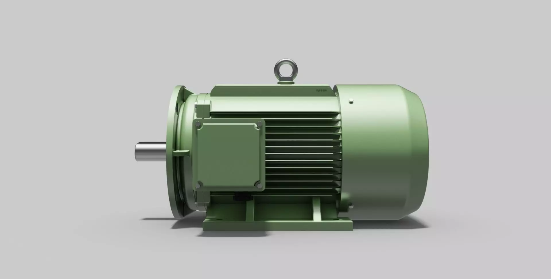 180L-B35 Right - Electric Motor - Free 3D CAD Model 3D model
