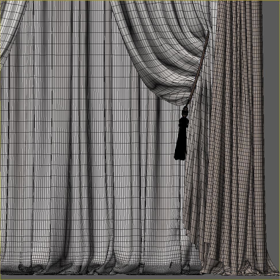 Set 73 Curtains 3D model_5
