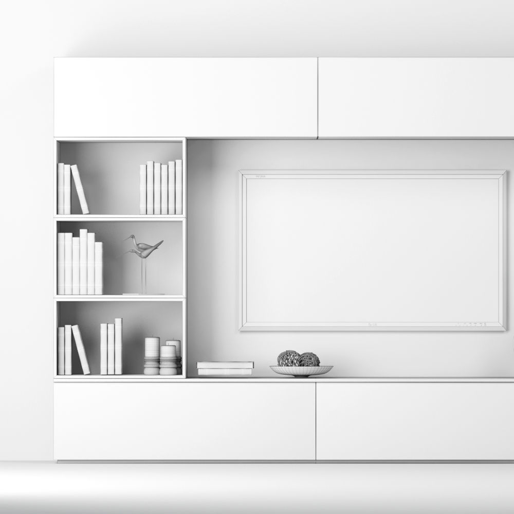 Scavolini TV Stand 1 3D model_5