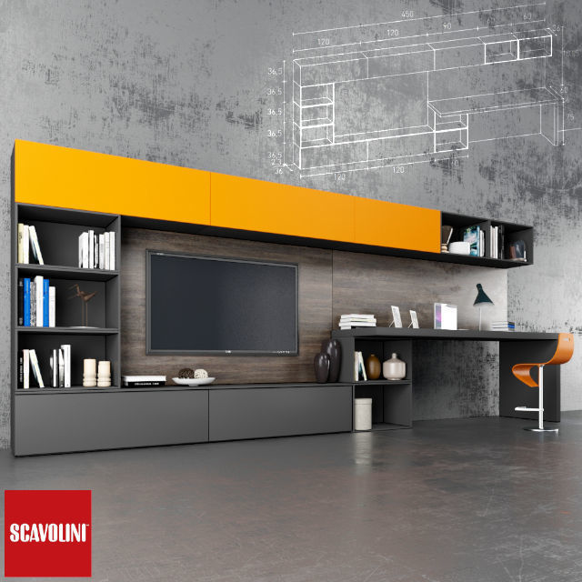 Scavolini TV Stand 1 3D model_1