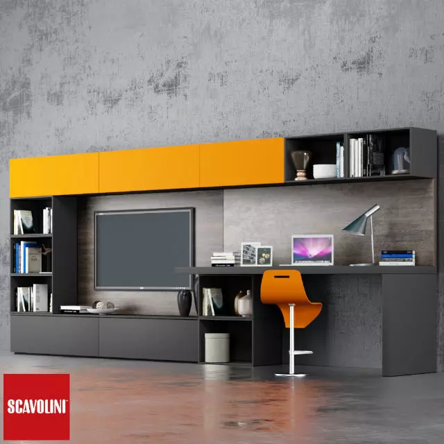 Scavolini TV Stand 1 3D model_0