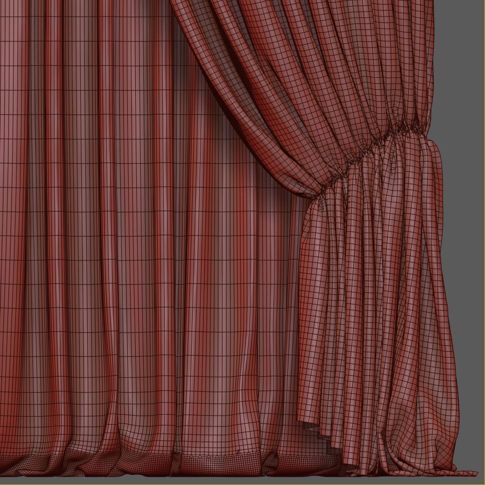 Set 76 Curtains 3D model_6