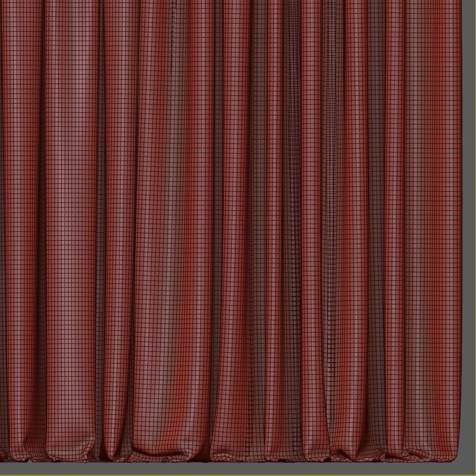 Set 78 Curtains 3D model_6