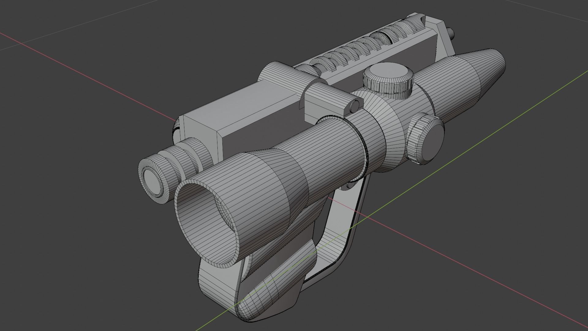 EC-17 Hold-Out Blaster Pistol 3D model_7