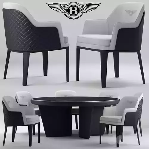 Bentley kendal chair 3d model