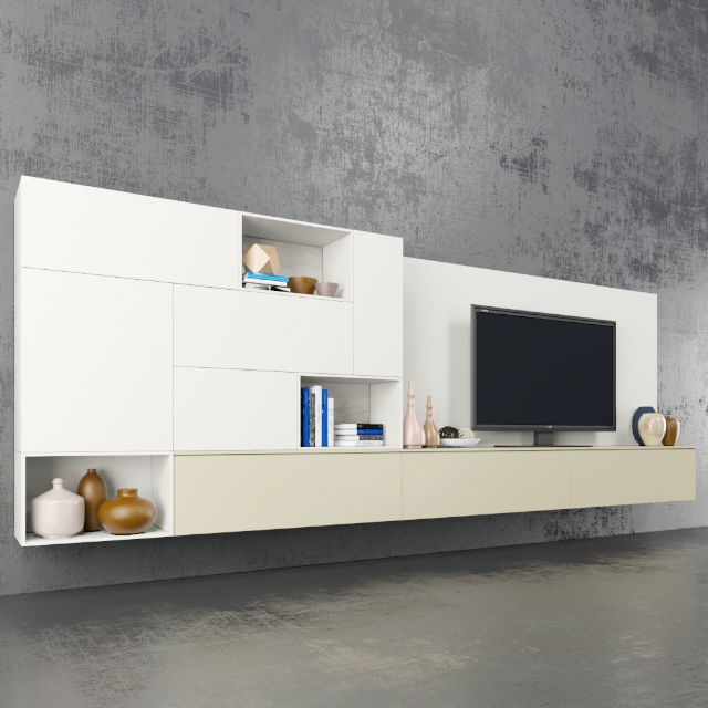 Scavolini TV Stand 3 3D model_1