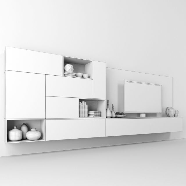 Scavolini TV Stand 3 3D model_2