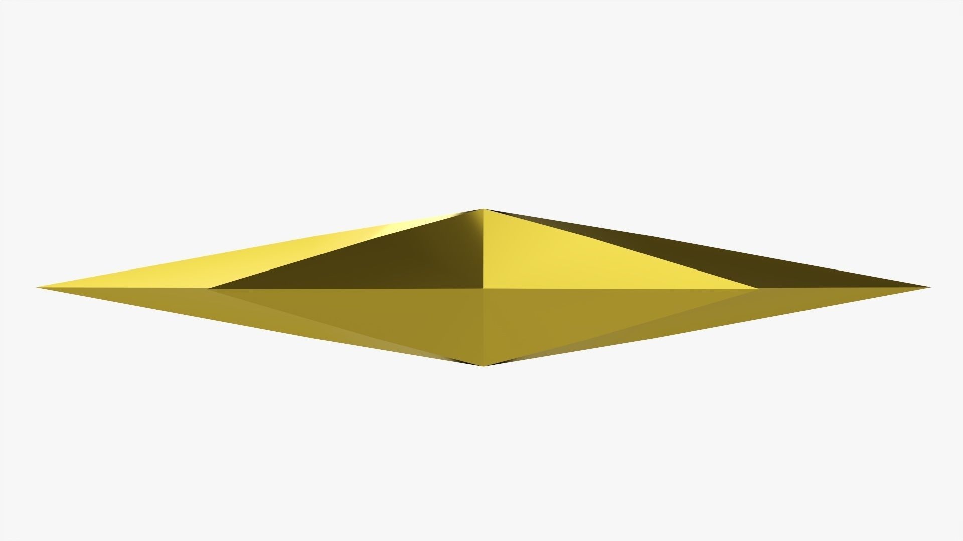 Gold star Christmas 02 3D model_3