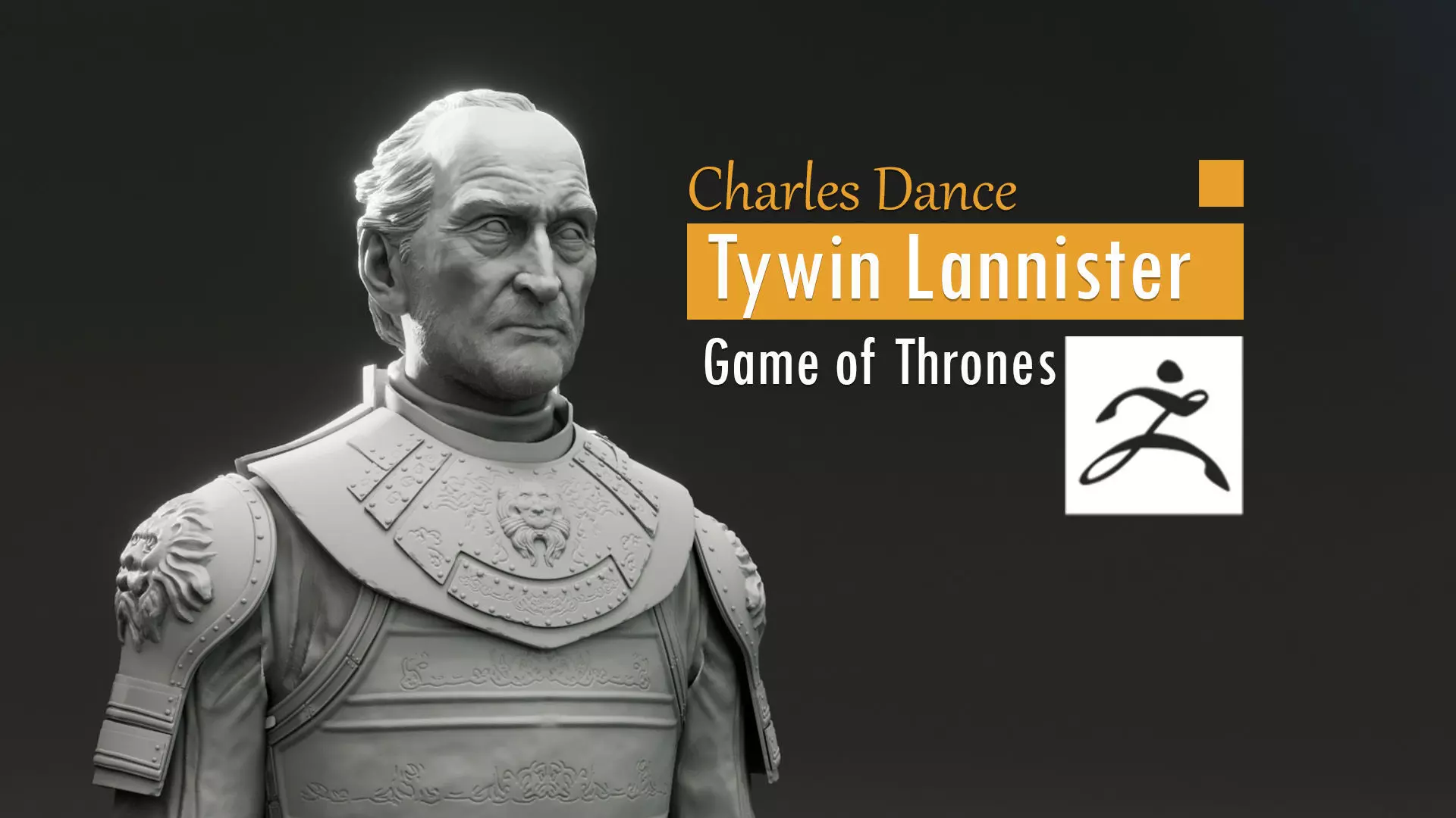 Charles Dance - Tywin Lannister- Game of Thrones 3D print model_0