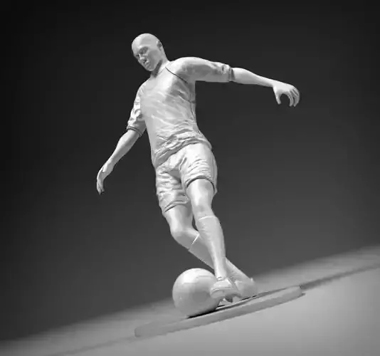 Footballer footkick 01 stl 3D print model