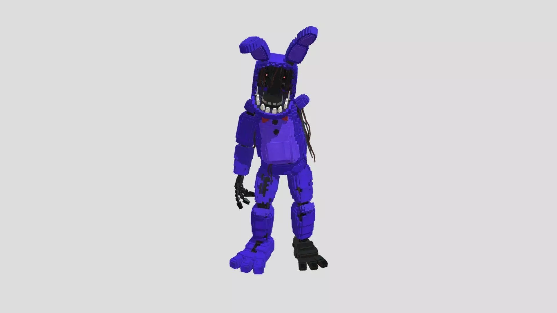 Withered Bonnie Port Dany Fox FnaF 2 3D model_0