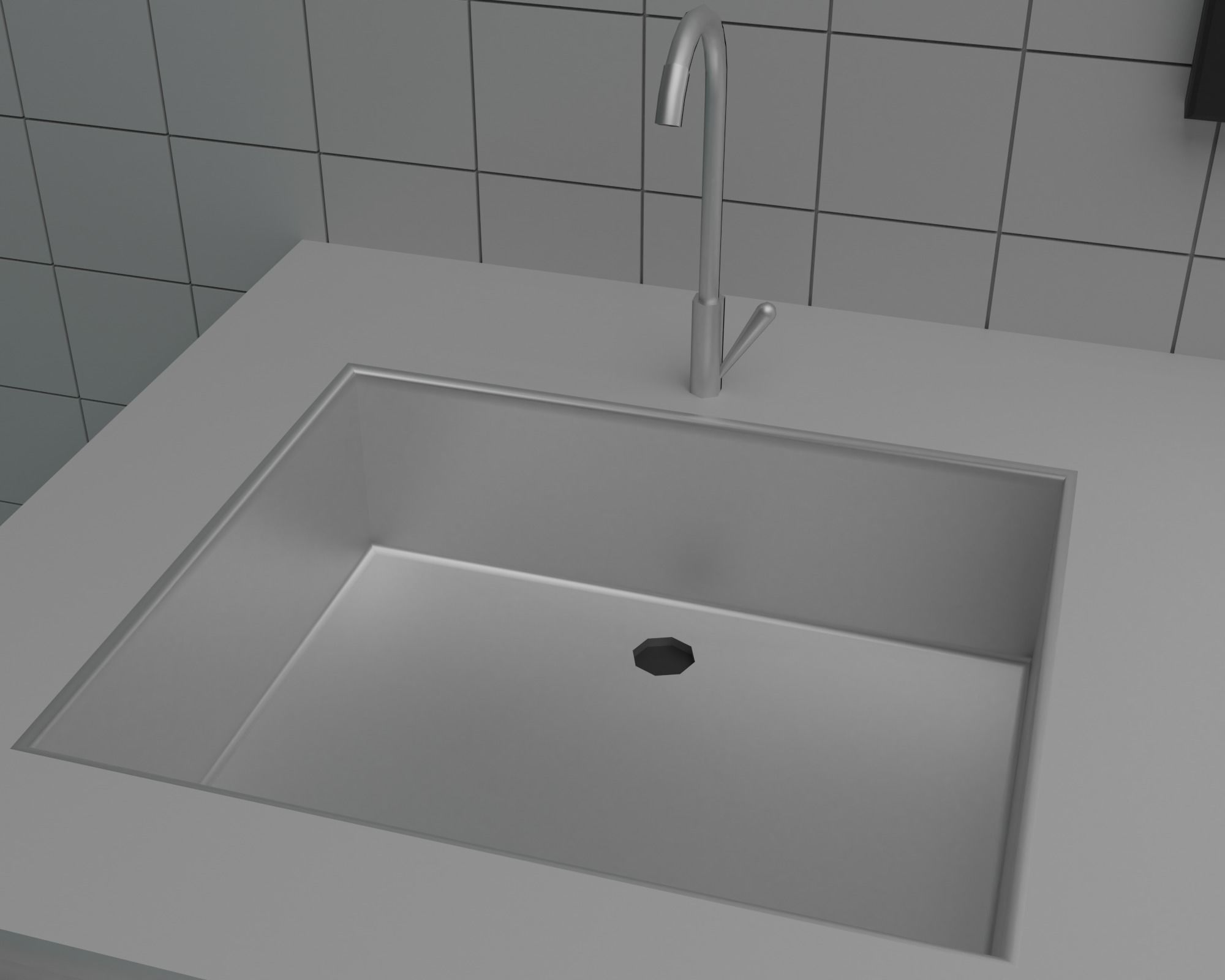 Morgue brain on tray Low-poly 3D model_7