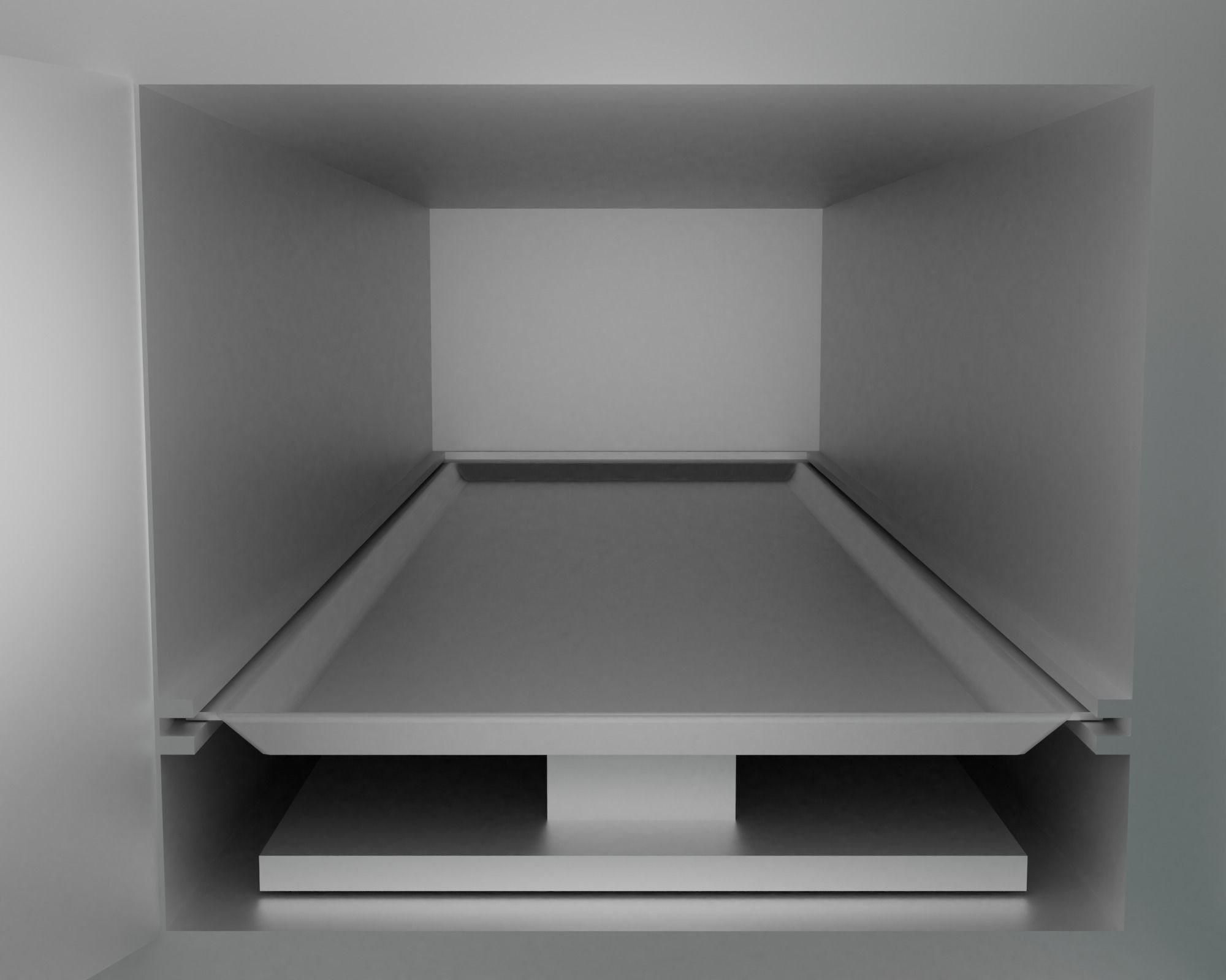 Morgue brain on tray Low-poly 3D model_16