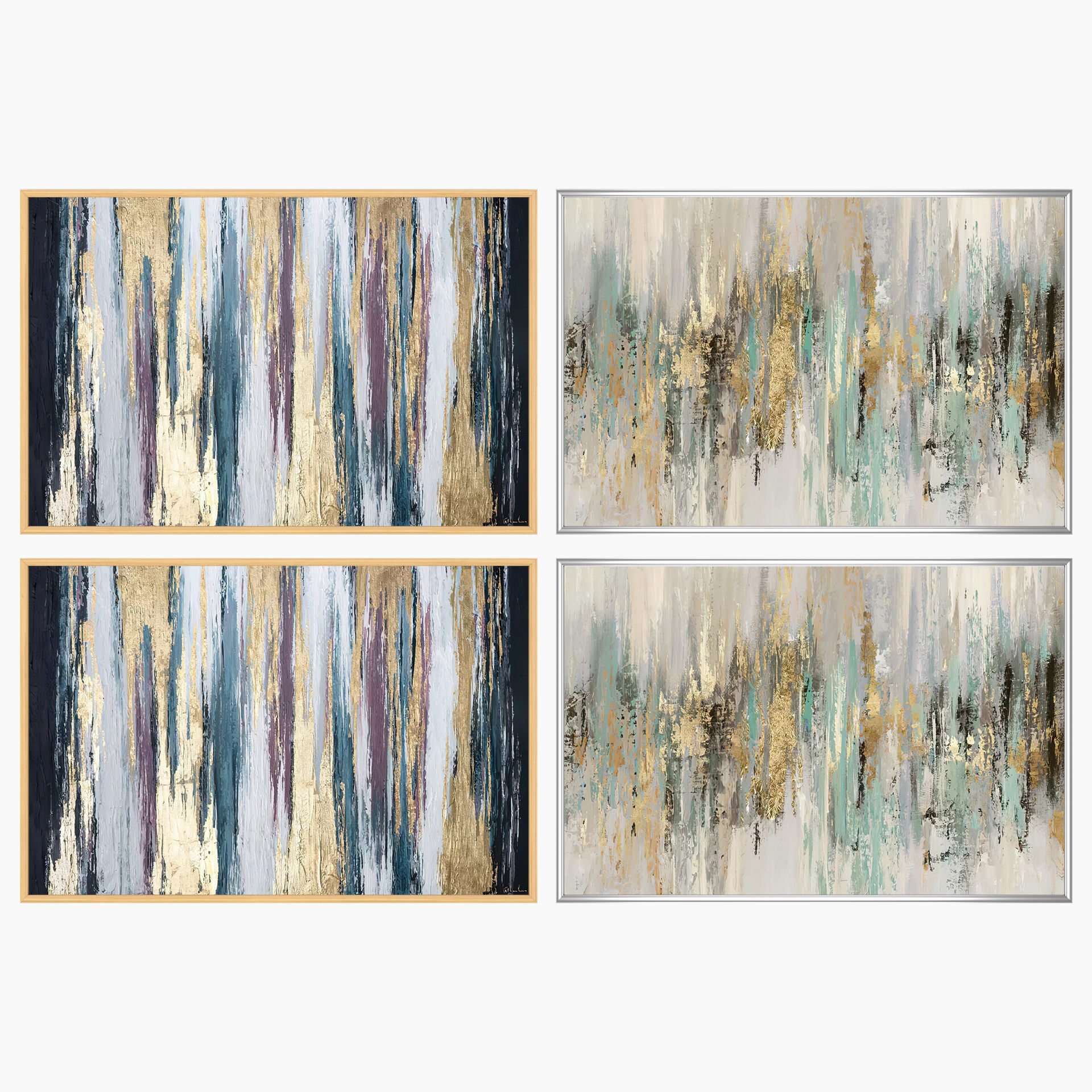 Wall Art Set 3558 3D model_2