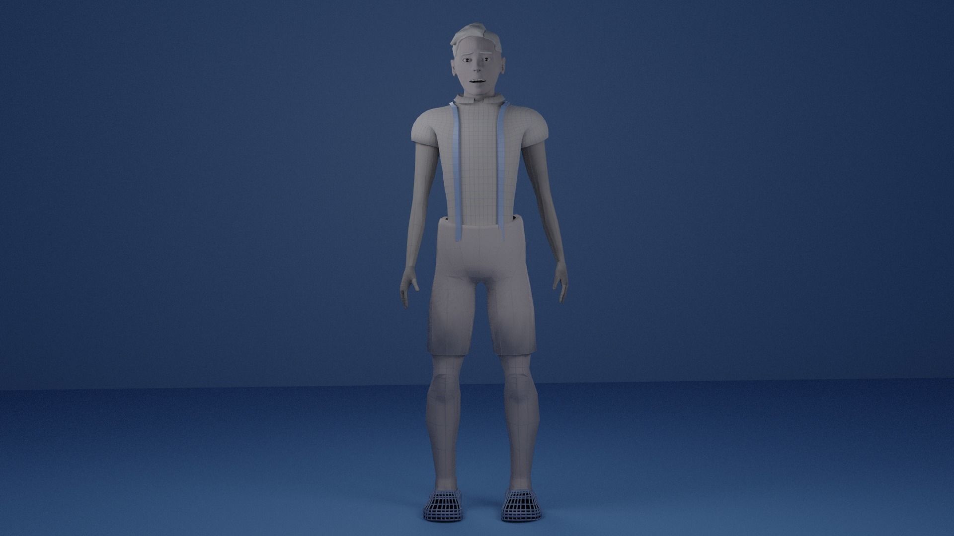 Fully Rigged Man or Teen - Josue 3D model_10