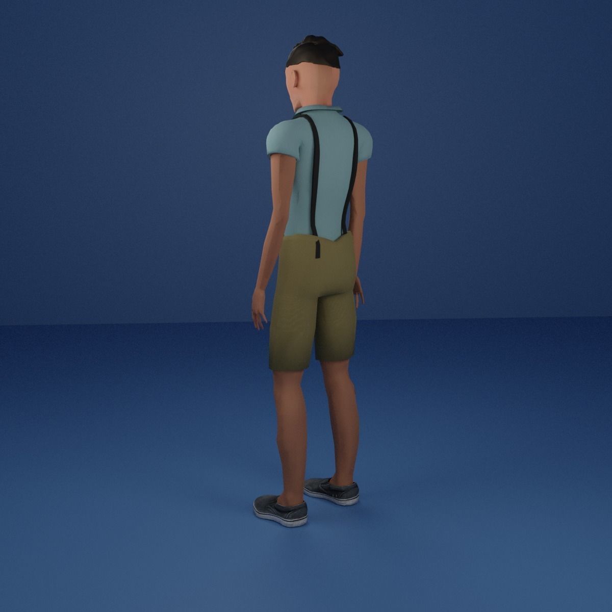 Fully Rigged Man or Teen - Josue 3D model_4