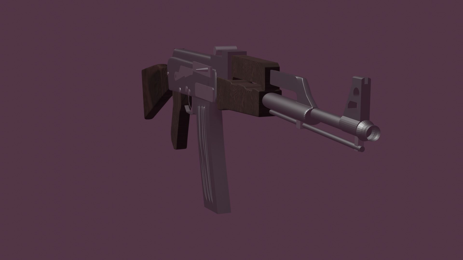 AK-47 ak - rifle 3D model_3