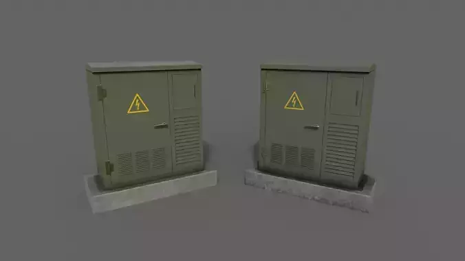 PBR Electric Box GreenGrey