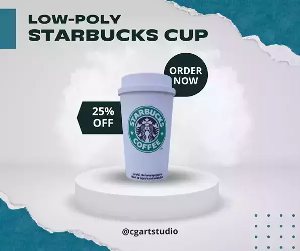 Starbucks Coffee Cup 3d model