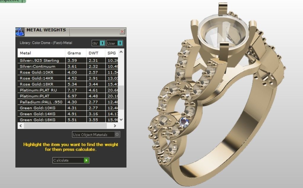 solitaire ring 3D print model_12