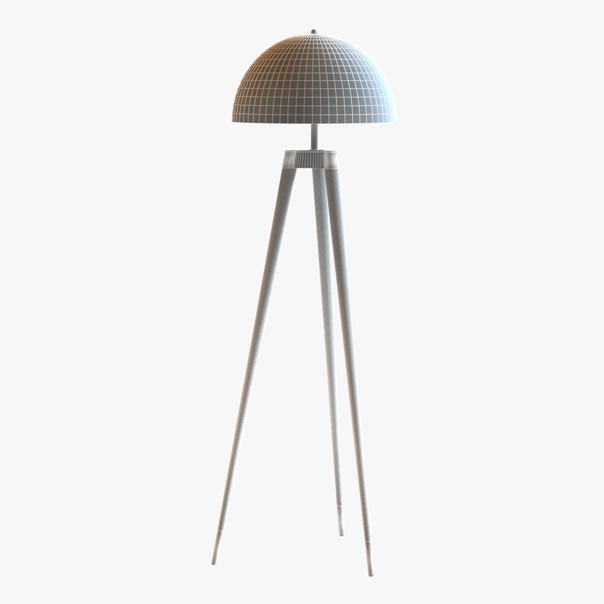 Fife Tripod Floor Lamp 3D model_6