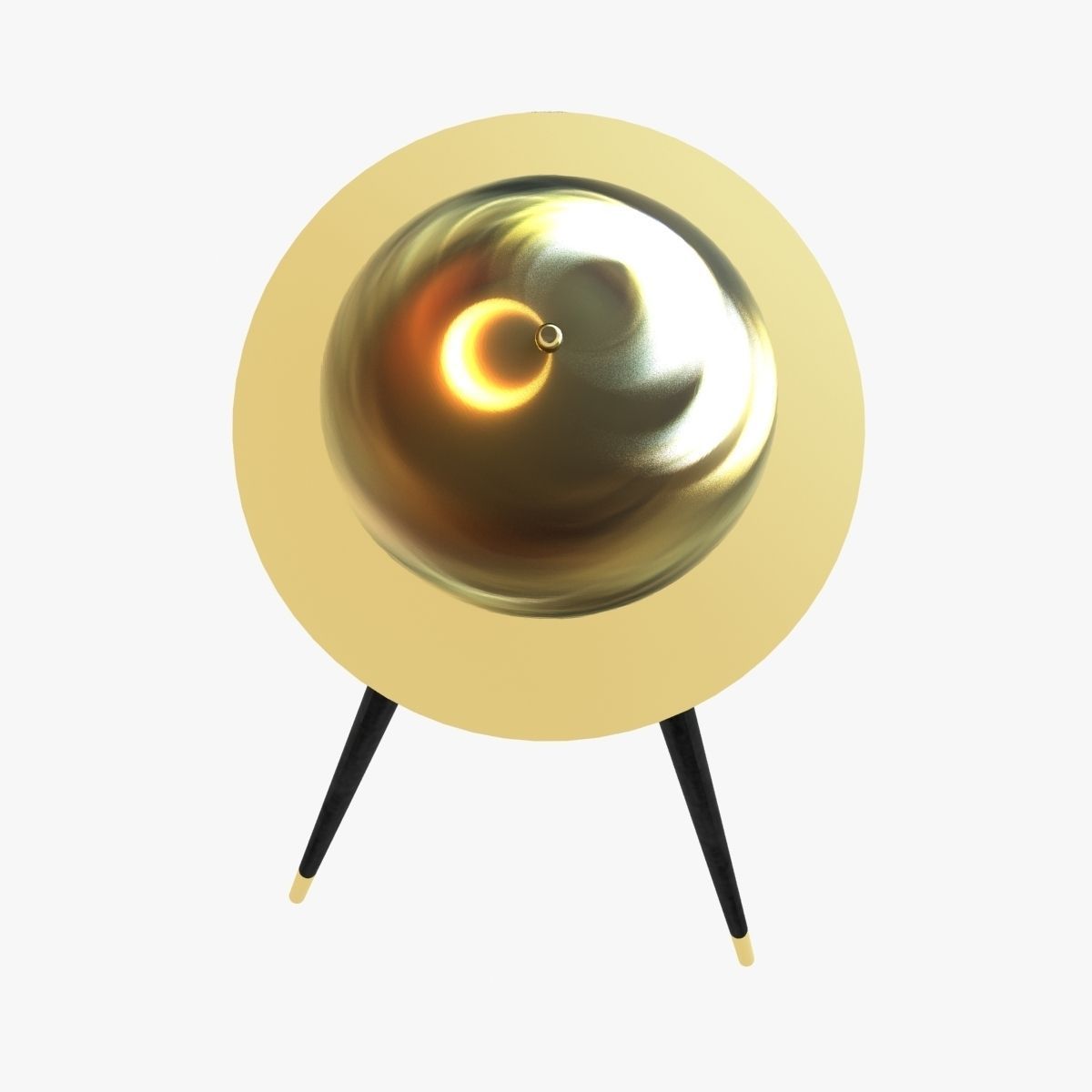 Fife Tripod Floor Lamp 3D model_2