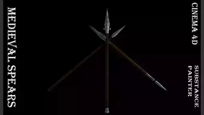 Spears COLLECTION sword 3D model