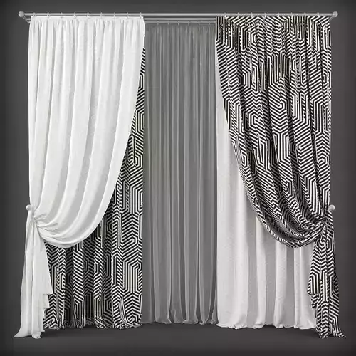 Curtain 3D model 143
