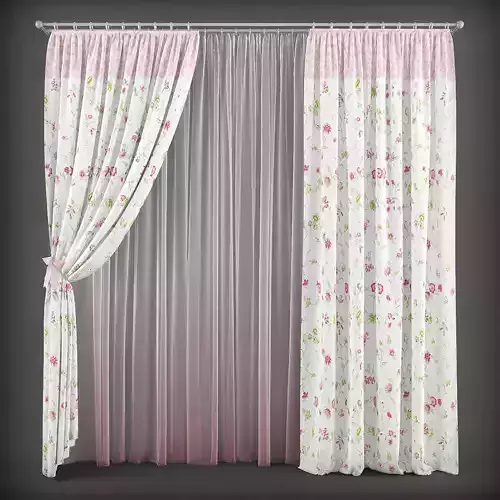 Curtain 3D model 144