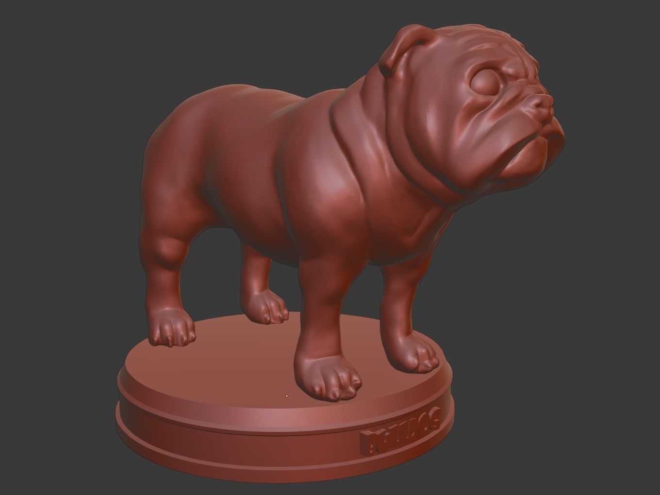 Cute but Realistic Pug Dog Toy Model 3D print model_10