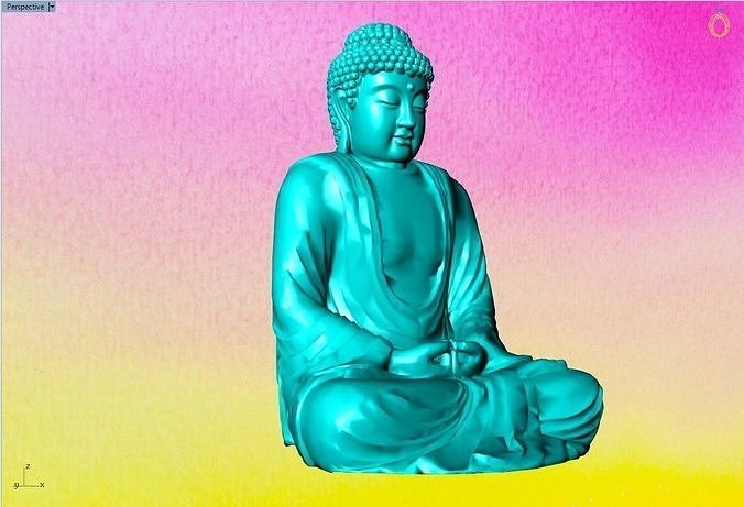 Buddha statue 3D print model