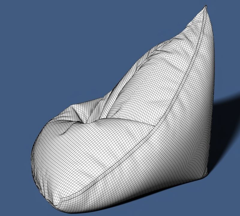 6 bean bag models 3D model_10