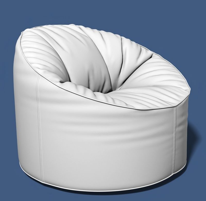 6 bean bag models 3D model_33